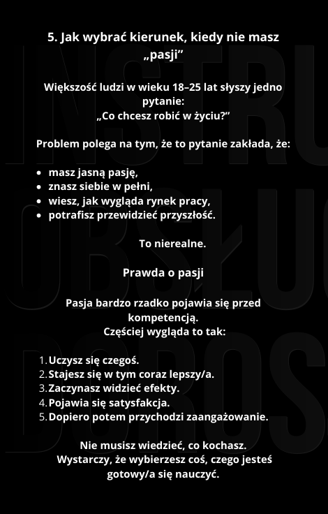 INSTRUKCJA OBSŁUGI DOROSŁOŚCI